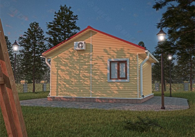 Дом «Александровский» 6x6 (36м²)